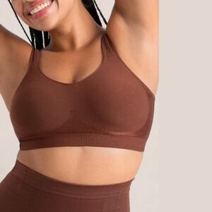 TRUEKIND wireless brown bra‎